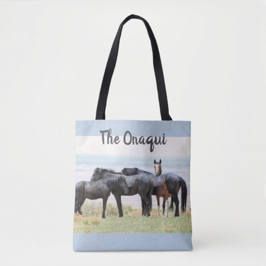 Tote Bag Onaqui Chevaux sauvages (Devant)