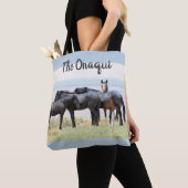 Tote Bag Onaqui Chevaux sauvages (De près)