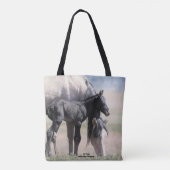 Tote Bag Onaqui Chevaux sauvages (Dos)