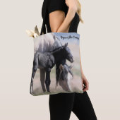 Tote Bag Onaqui Chevaux sauvages (De près)
