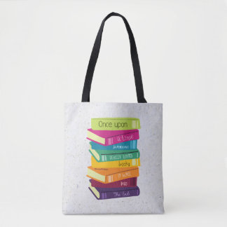 Tote Bag Once Upon A Time Someone Loved Books