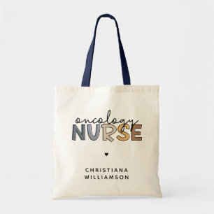 Tote Bag Oncologie personnalisée Infirmière Oncologie RN Ca