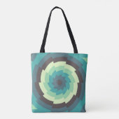 Tote Bag Onde à la menthe (Dos)