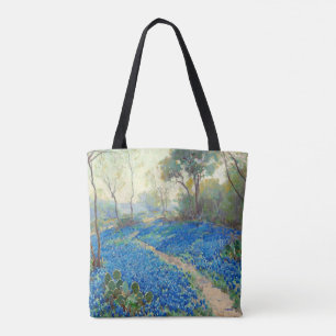 Tote Bag Onderdonk - A Hillside of Bluebonnets - Texas