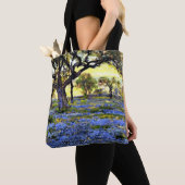 Tote Bag Onderdonk - Vieux chêne vivant et bleuets (De près)