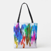 Tote Bag Ondes colorées (Dos)