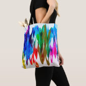 Tote Bag Ondes colorées (De près)