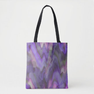 Tote Bag Ondes thermiques violettes