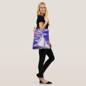 Tote Bag Ondes tournantes (Sur le modèle)