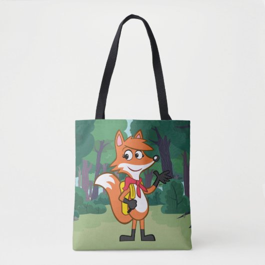 Tote Bag Ondulation de Fox de Rick | Scarlett de garde (Devant)