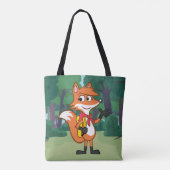 Tote Bag Ondulation de Fox de Rick | Scarlett de garde (Dos)