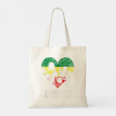 Tote Bag One Love Jamaica ! Vacances dans les Caraïbes (Dos)