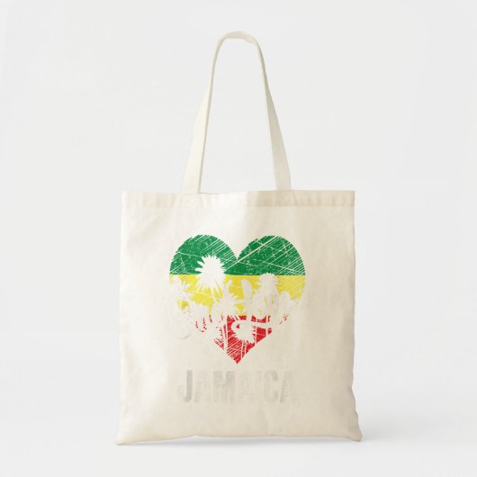 Tote Bag One Love Jamaica ! Vacances dans les Caraïbes (Devant)
