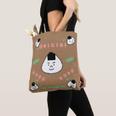 Tote Bag Onigiri Koro Koro (les boules de riz roulantes) (De près)