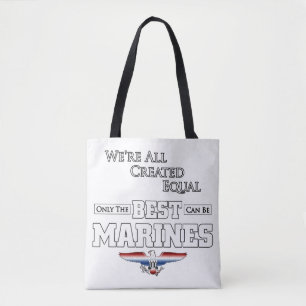 Tote Bag Only The Best Marines