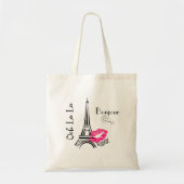 Tote Bag Ooh La Paris Eiffel (Devant)