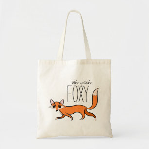 Tote Bag Ooh Ouais Foxy mignon Fox Slogan