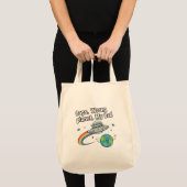 Tote Bag Oops. Wrong planet. My bad (Devant (produit))