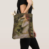 Tote Bag Ophélie par l'étang par John William Waterhouse (De près)