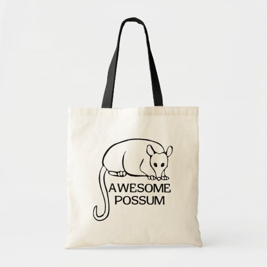 Tote Bag Opossum impressionnant (Devant)