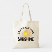 Tote Bag Optez Pour Le Design Sunshine - Budget Fourre-tout (Dos)