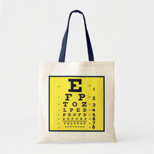 Tote Bag Optométrie économique de diagramme d'oeil