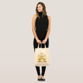 Tote Bag Or Amicorum Doré (Devant (modèle))