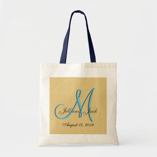 Tote Bag Or incorporé 3d Monogramme (Devant)