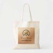 Tote Bag Or Rose | Immobilier couleur rouge (Devant)