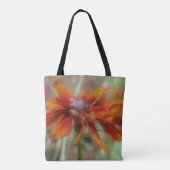 Tote Bag Orange Black Eyed Susan Flower Art (Dos)