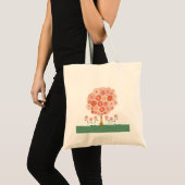 Tote Bag Orange Blossom Pip Gérard Bibliothèque d'art (Devant (produit))