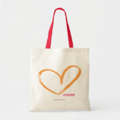 Tote Bag Orange d'OpenHeart (Devant)