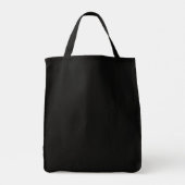 Tote Bag Orange folle de visage de citrouille de (Dos)