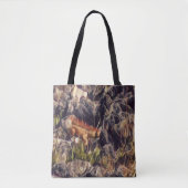 Tote Bag Orange Guana Art (Devant)