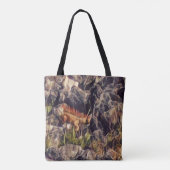 Tote Bag Orange Guana Art (Dos)