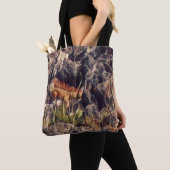 Tote Bag Orange Guana Art (De près)