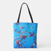 TOTE BAG ORANGE JELLY FISH (Dos)