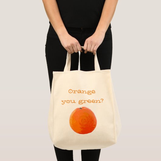 Tote Bag Orange juteux (Devant (produit))