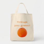 Tote Bag Orange juteux (Devant)