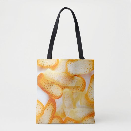 Tote Bag Orange peaux (Devant)