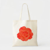 Tote Bag Orange Rose Floral Bridesmaid Cadeau Favoriser les (Devant)