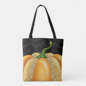 Tote Bag Orange Sparkle Citrouille Halloween fête d'anniver (Dos)