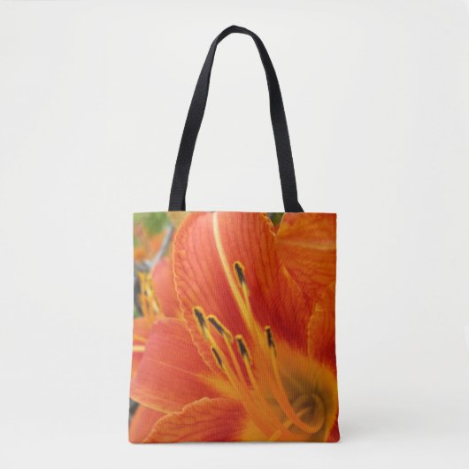 Tote Bag orange vif (Devant)