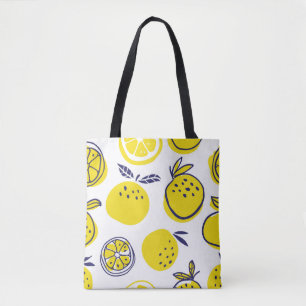Tote Bag Oranges fruits sans couture motif