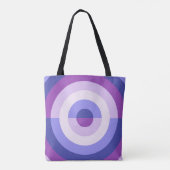 Tote Bag Orbite de lavande violette (Dos)