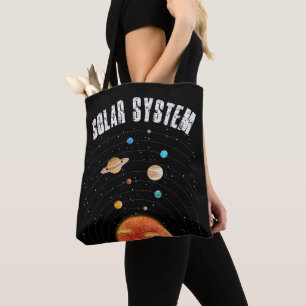 Tote Bag Orbites vintages des planètes Amateur d'astronomie