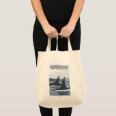 Tote Bag Orca Whales #1 - Bainbridge Island, Washington (Devant (produit))