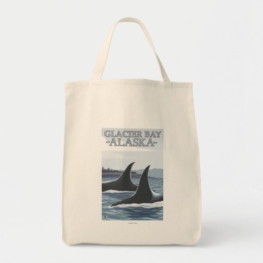 Tote Bag Orca Whales #1 - Glacier Bay, Alaska (Devant)
