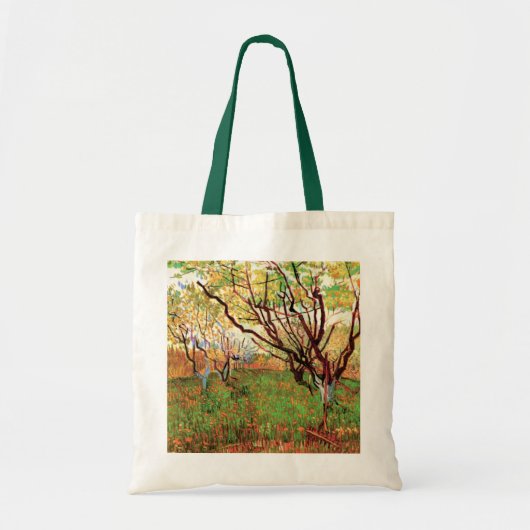 Tote Bag Orchard à Blossom par Vincent van Gogh (Devant)