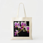 Tote Bag Orchidée blanche et violette (Devant)
